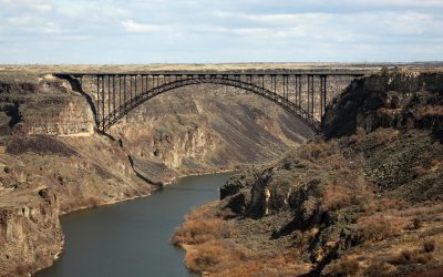 The I.B. Perrine Bridge in Twin Falls is one of the few bridges open to BASE Jumpers year round.